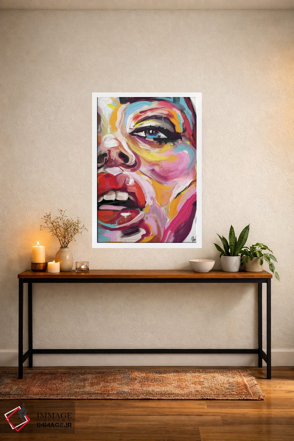 تابلو دکوراتیو درخشان چهار اثر جولیو روسی - D3W