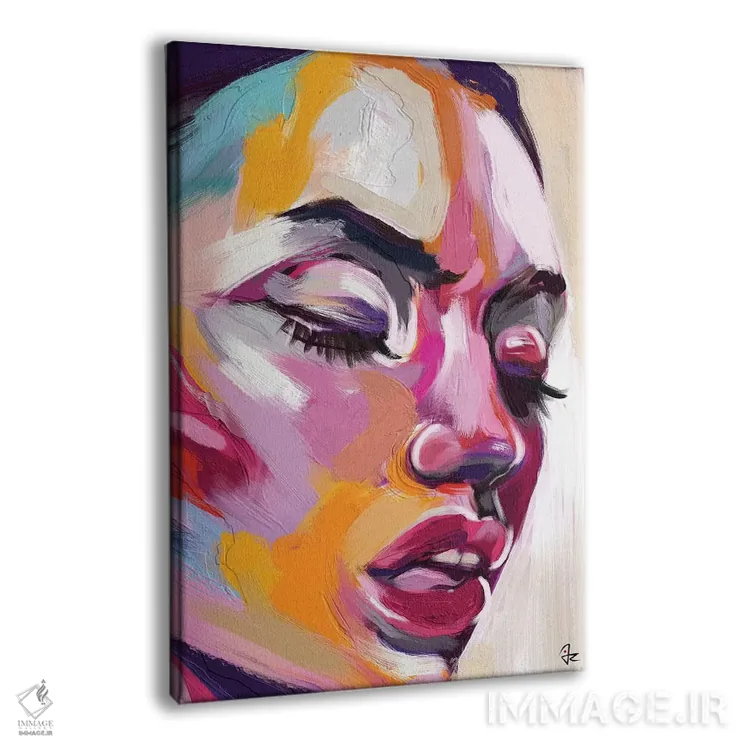 تابلو دکوراتیو درخشان شش اثر جولیو روسی - نمای پرسپکتیو محصول