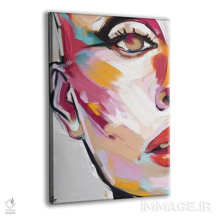 تابلو دکوراتیو درخشان پنج اثر جولیو روسی - نمای پرسپکتیو محصول