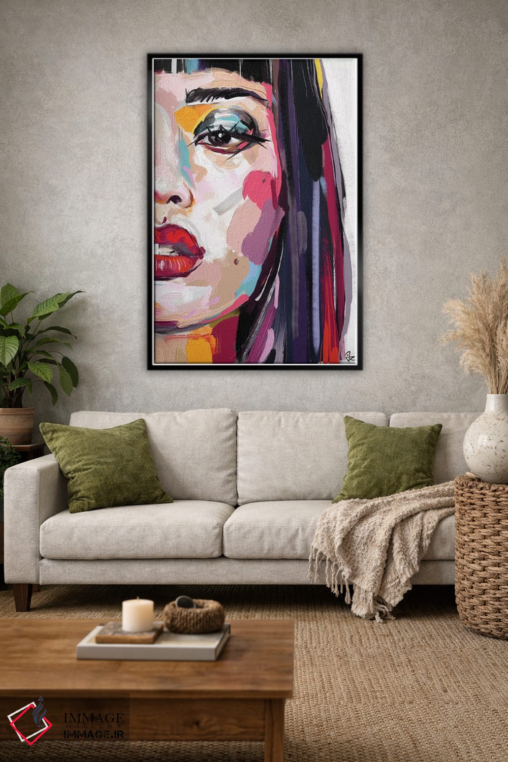 تابلو دکوراتیو درخشان هفت اثر جولیو روسی - D1B