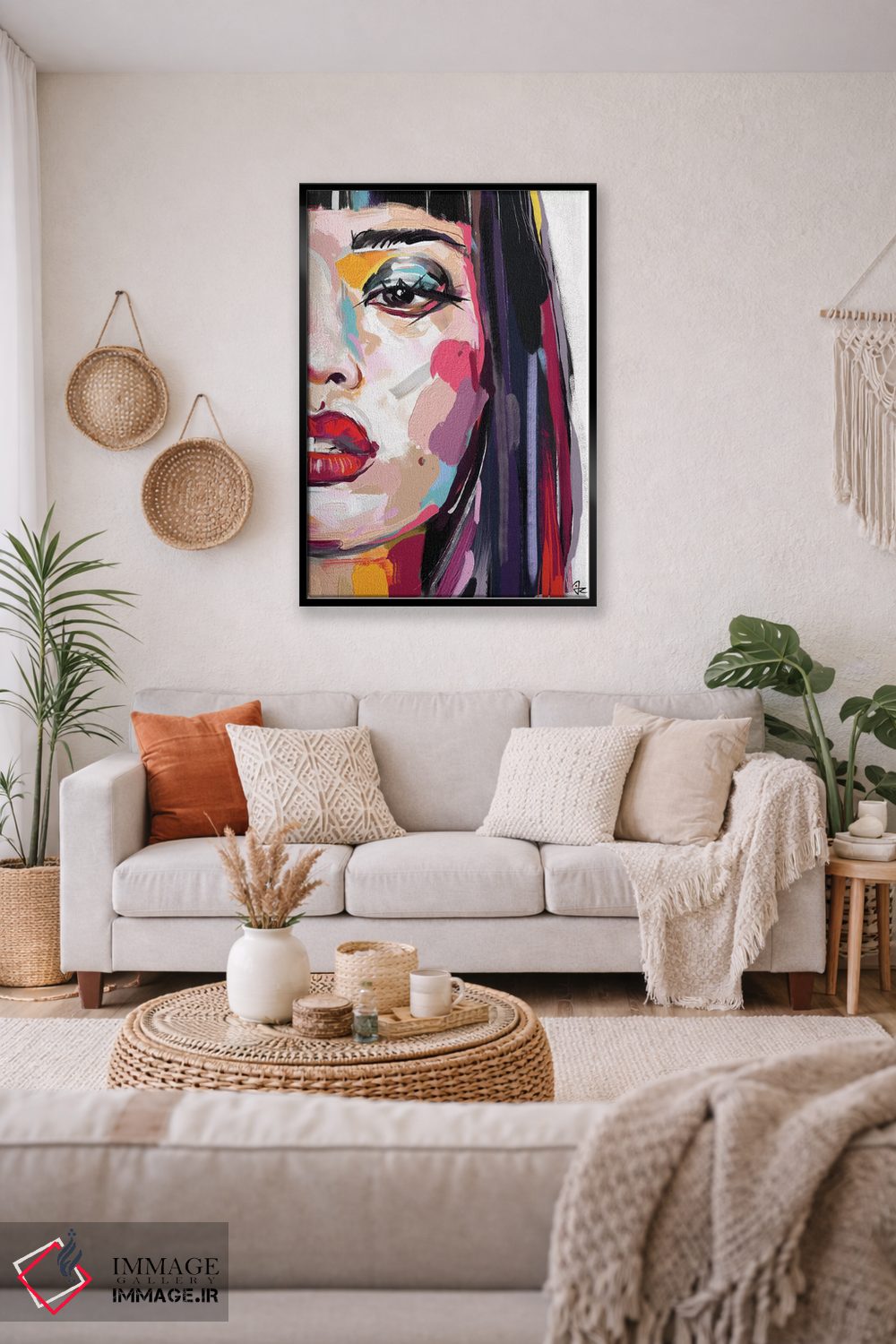 تابلو دکوراتیو درخشان هفت اثر جولیو روسی - D5B