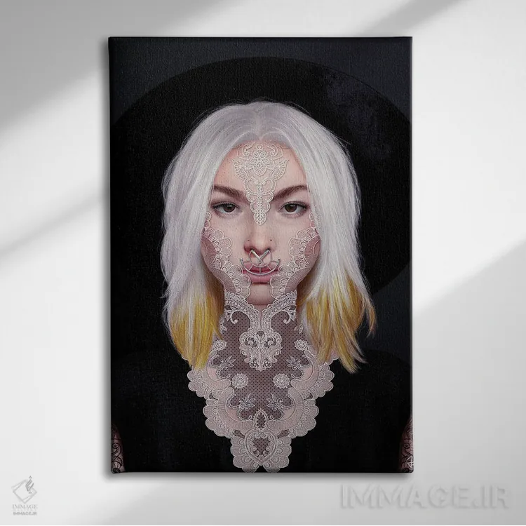 تابلو دکوراتیو برخاسته اثر جولیو روسی - نمای روبهرو روی دیوار