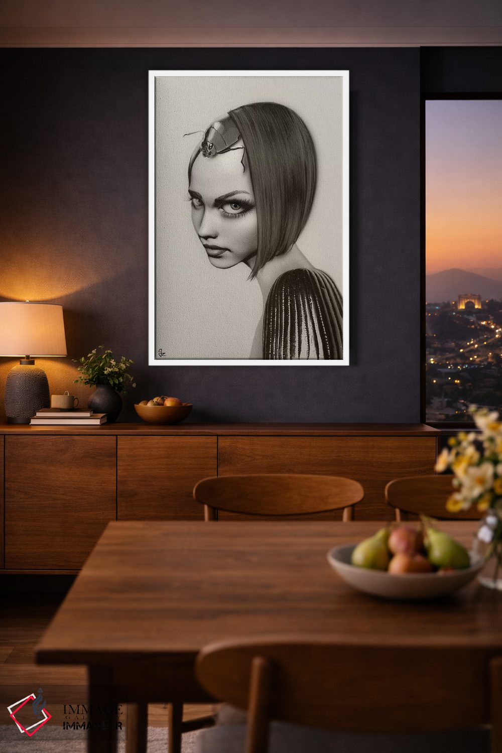 تابلو دکوراتیو حشره شکل یک اثر جولیو روسی - D2W