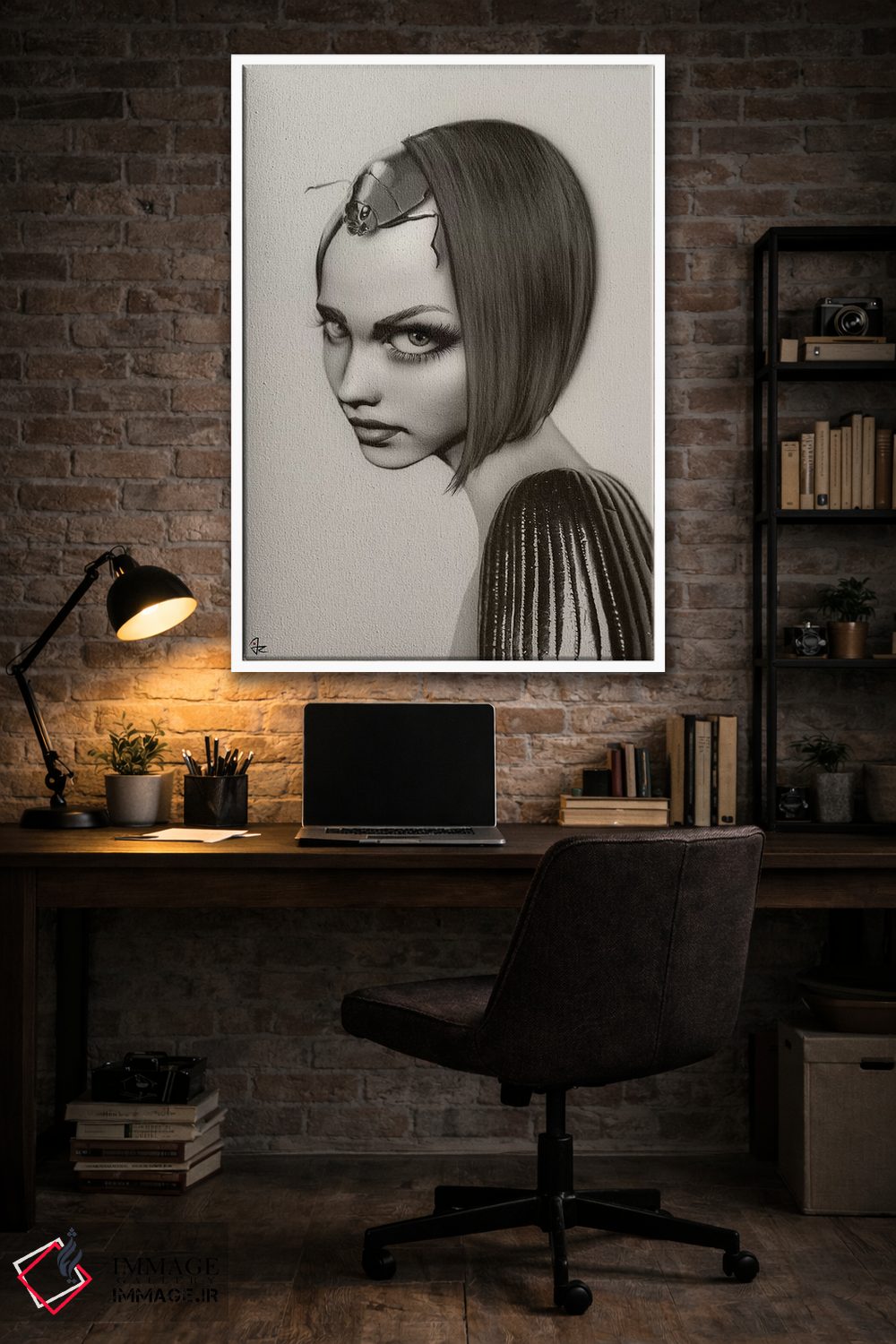 تابلو دکوراتیو حشره شکل یک اثر جولیو روسی - D3W