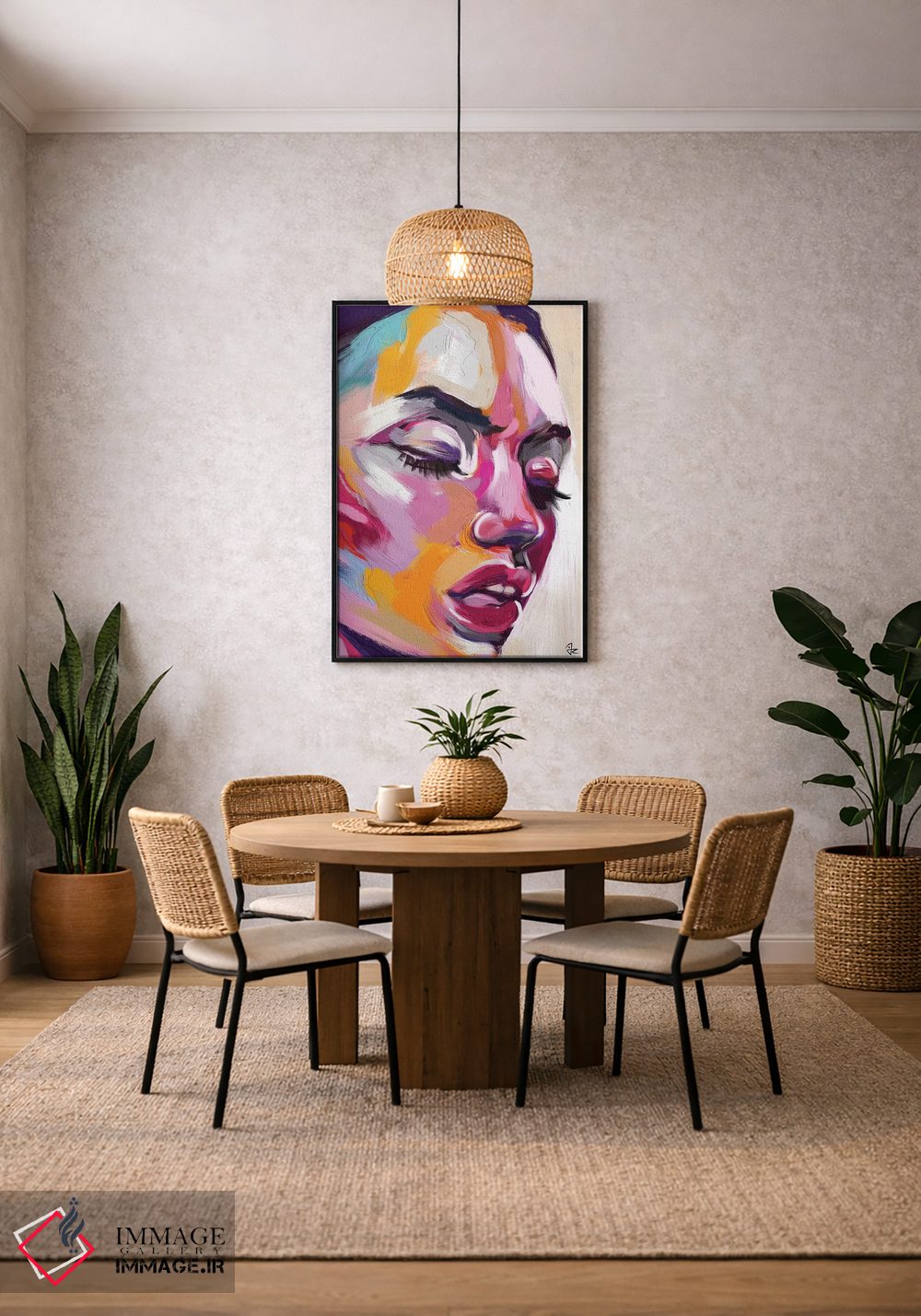 تابلو دکوراتیو درخشان شش اثر جولیو روسی - D4B