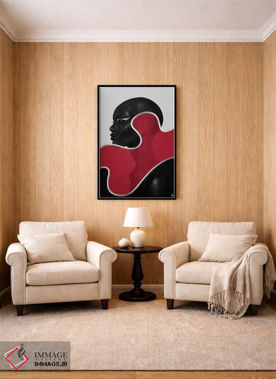 تابلو دکوراتیو رنگ دو اثر جولیو روسی - D5B