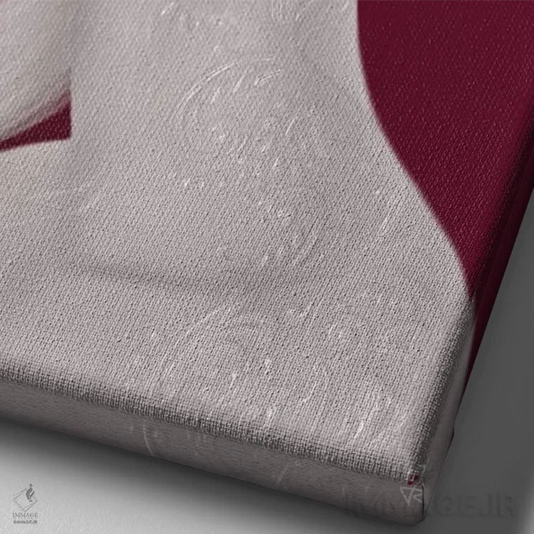 تابلو دکوراتیو مروارید اثر جولیو روسی - نمای نزدیک بافت بوم