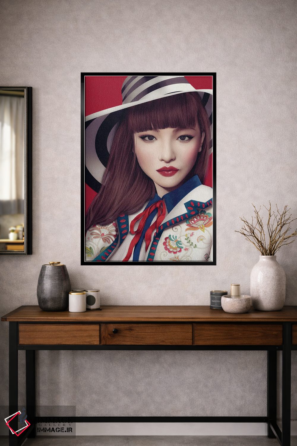 تابلو دکوراتیو سرخی گیلاس اثر جولیو روسی - D1B