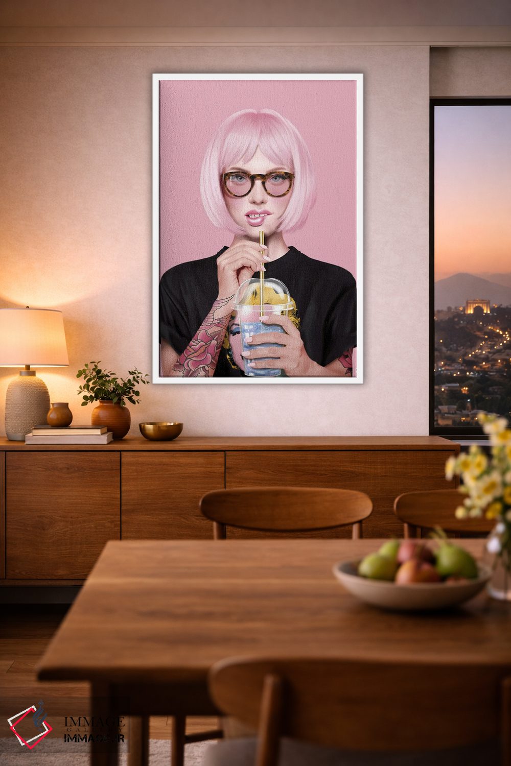 تابلو دکوراتیو تی چیه اثر جولیو روسی - D1W