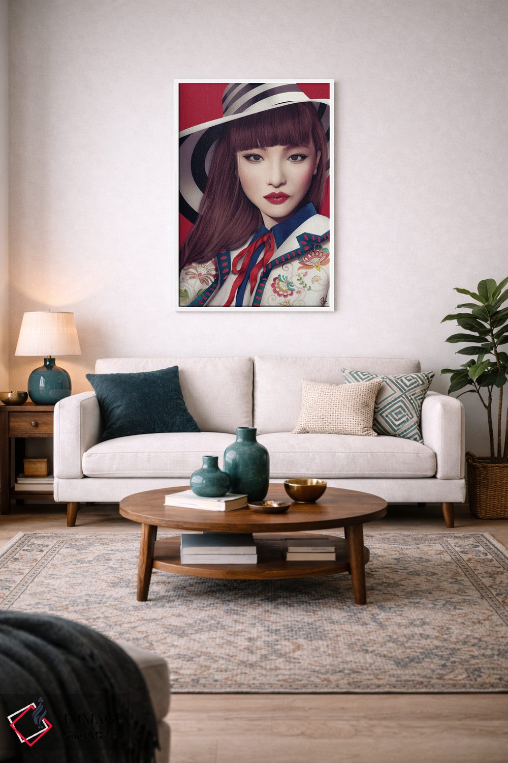 تابلو دکوراتیو سرخی گیلاس اثر جولیو روسی - D3W