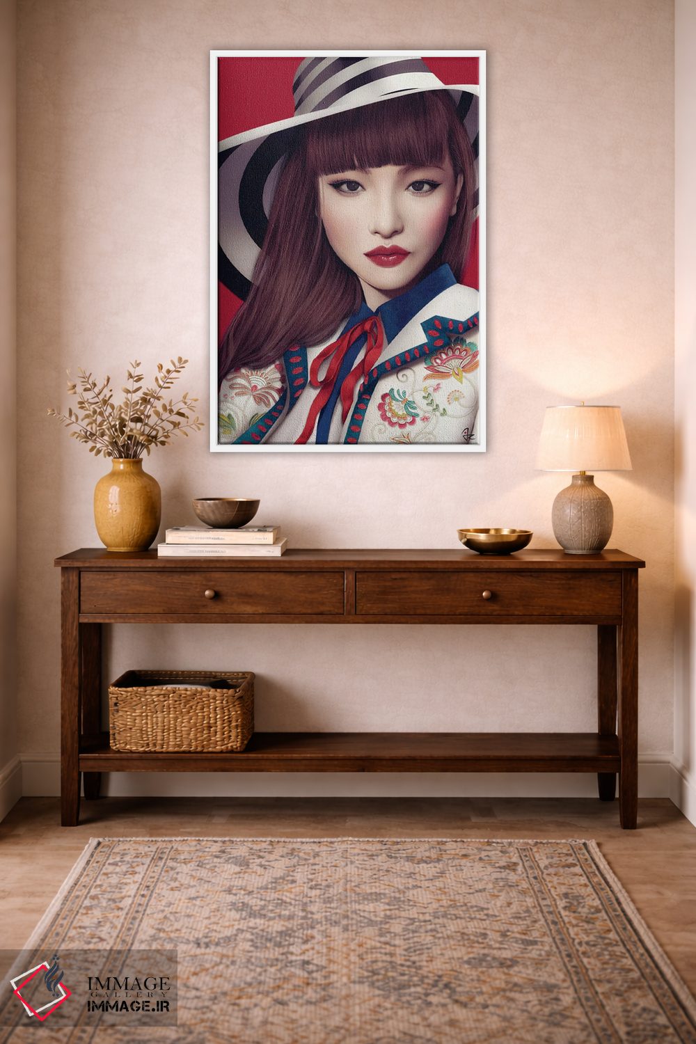 تابلو دکوراتیو سرخی گیلاس اثر جولیو روسی - D2W