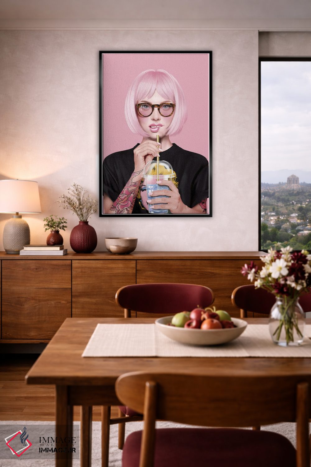 تابلو دکوراتیو تی چیه اثر جولیو روسی - D5B