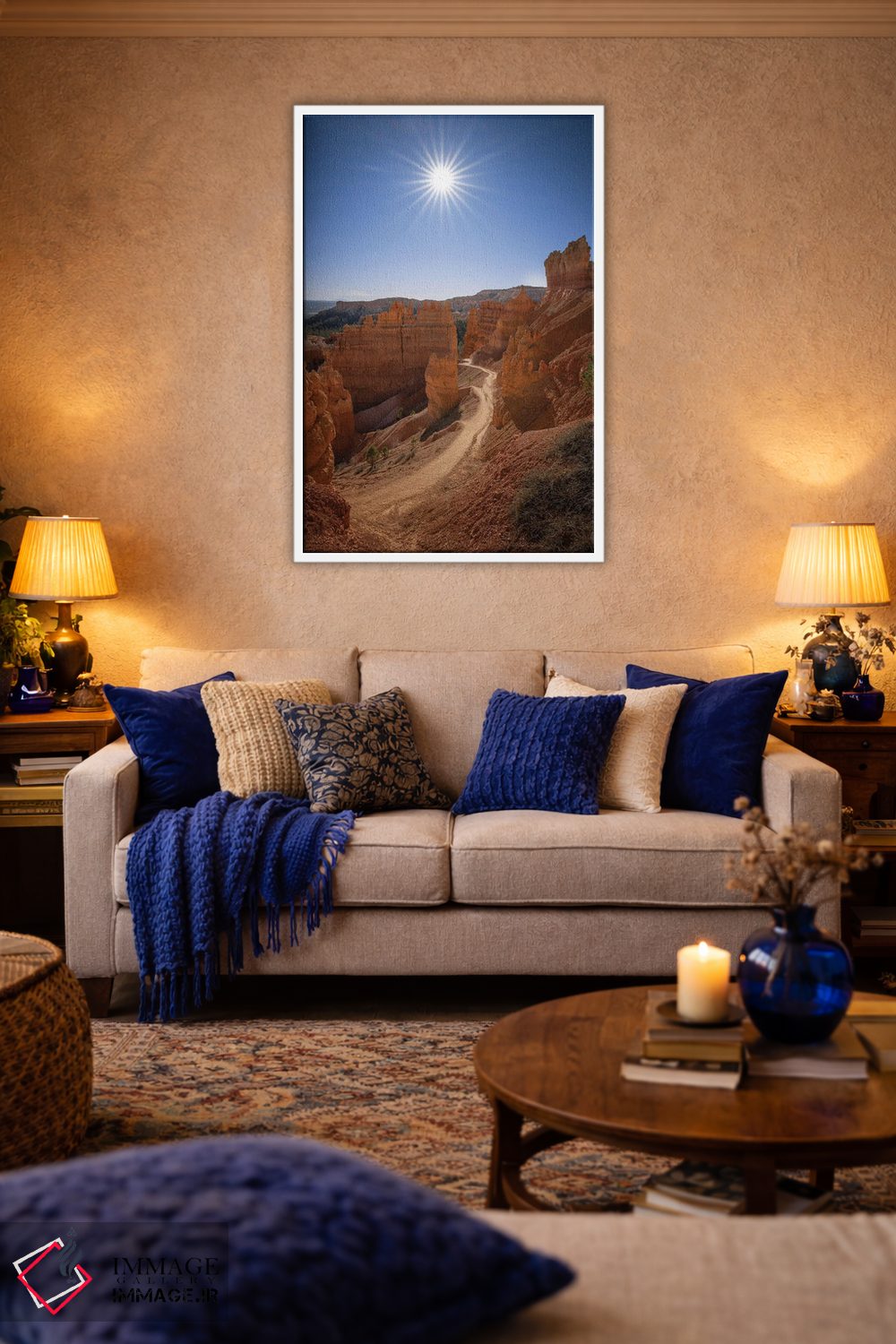تابلو دکوراتیو پارک ملی برایس کنیون اثر عکاسی جاناتان راس - D2W