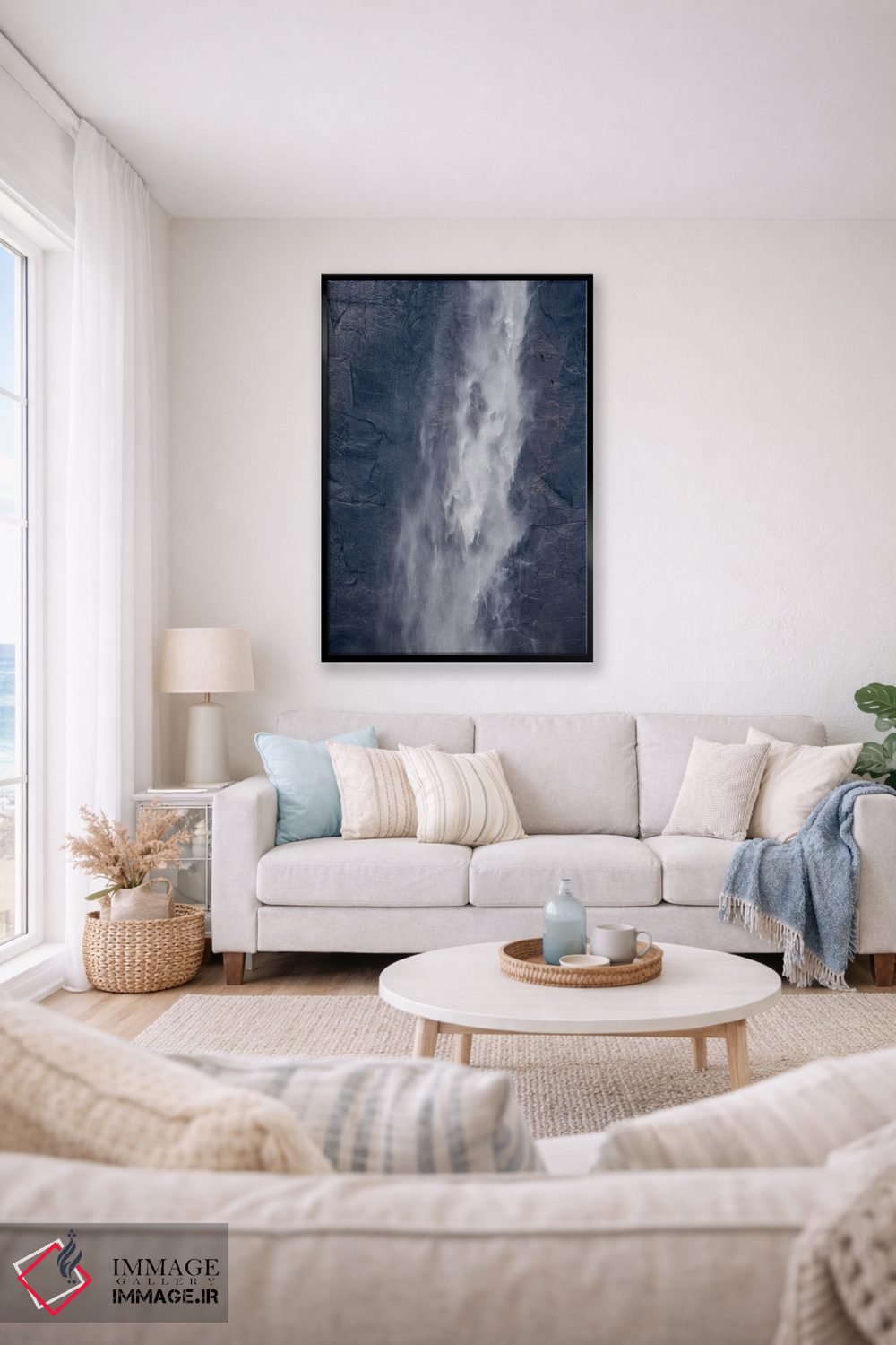 تابلو دکوراتیو آبشار یوسمیتی اثر عکاسی جاناتان راس - D1B