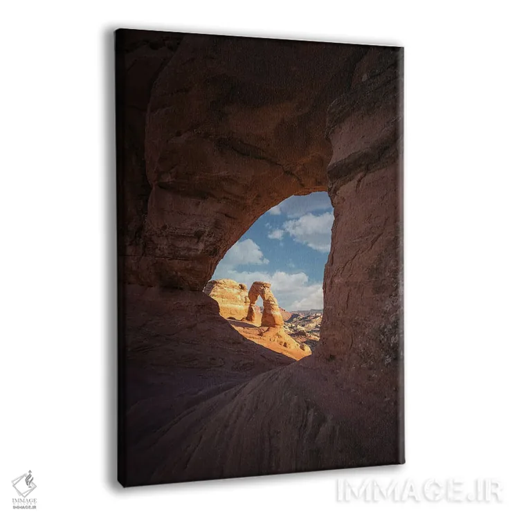 تابلو دکوراتیو تاقچه دلکیت درون یک تاق دیگر اثر عکاسی جاناتان راس - نمای پرسپکتیو محصول