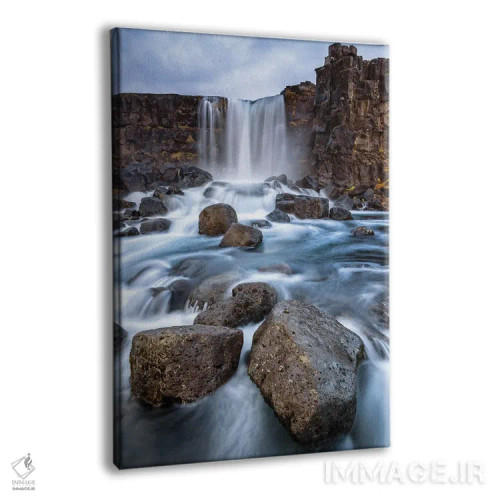 تابلو دکوراتیو Thingvellir National Park, Iceland,آبشار اوکسارافوس، پارک ملی… اثر جین ریکس - نمای پرسپکتیو محصول