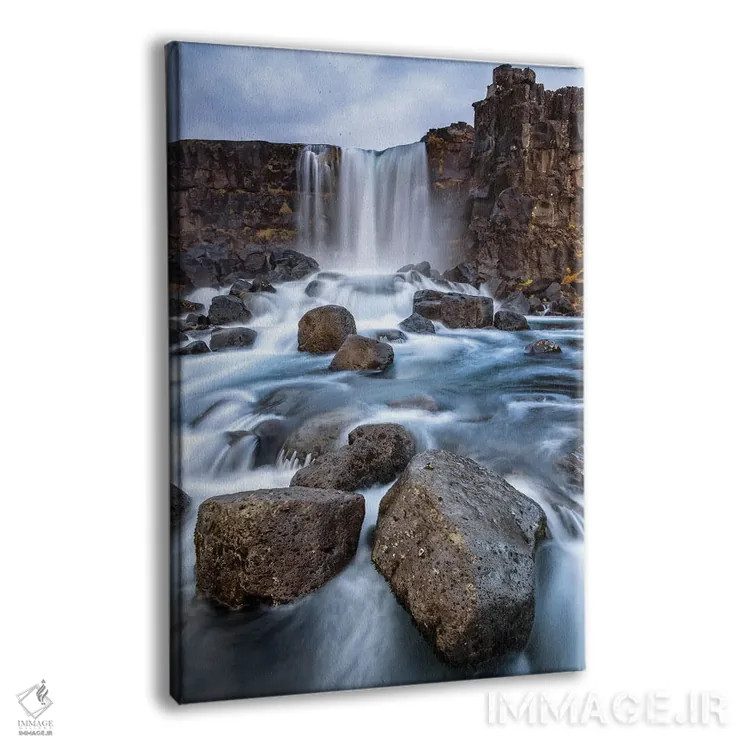 تابلو دکوراتیو Thingvellir National Park, Iceland,آبشار اوکسارافوس، پارک ملی… اثر جین ریکس - نمای پرسپکتیو محصول
