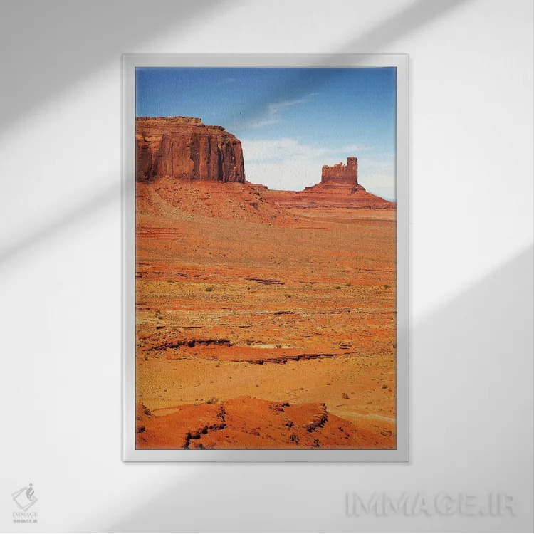 تابلو دکوراتیو Usa,دره یادبود، آمریکا اثر جین ریکس - نمای قابدار سفید