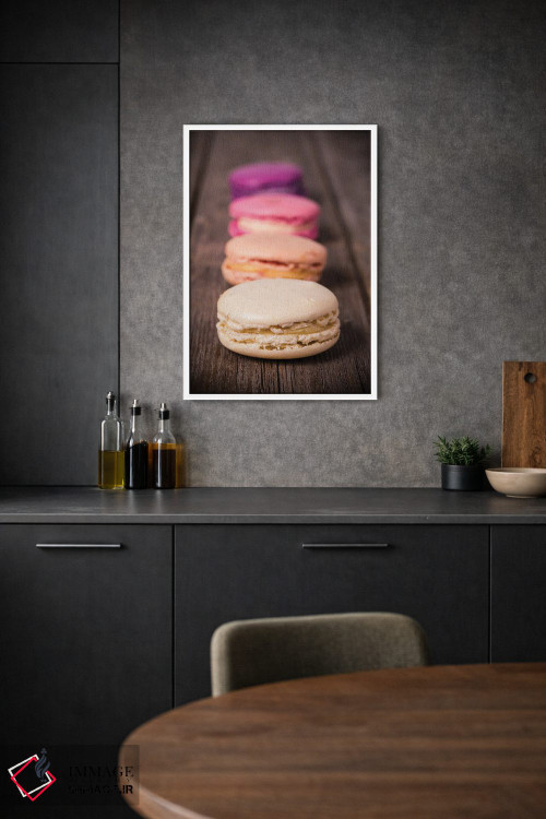 تابلو دکوراتیو انواع ماکارون اثر جین ریکس - D1W