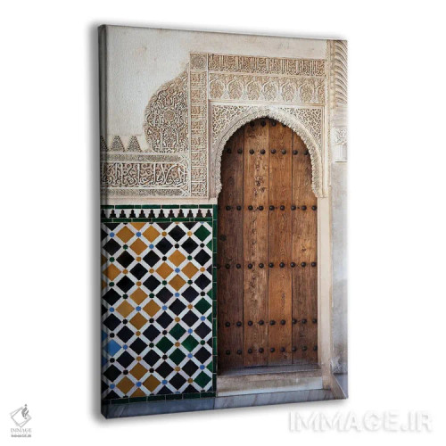تابلو دکوراتیو Spain,جزئیات درب الحمرا، اسپانیا اثر جین ریکس - نمای پرسپکتیو محصول