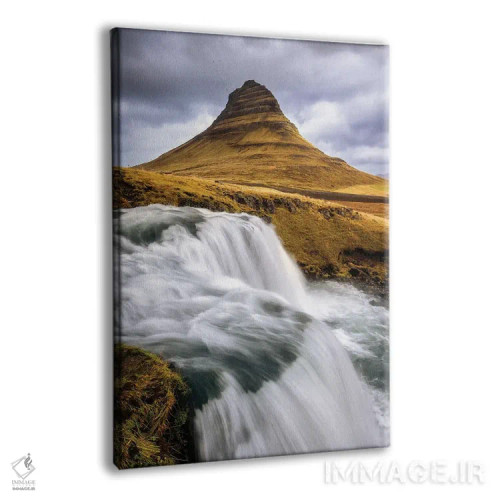 تابلو دکوراتیو Snaefellsnes Peninsula, Iceland,کوه کیرکجوفل و آبشار، شبه جزیر… اثر جین ریکس - نمای پرسپکتیو محصول