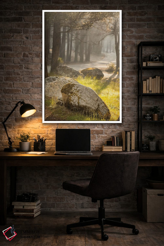تابلو دکوراتیو Yosemite, USA,صبح زود در جنگل مارپیوسا، یوسمیتی، آمریکا اثر جین ریکس - D4W
