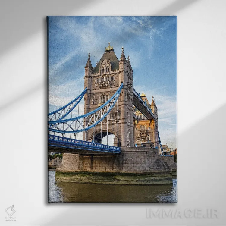 تابلو دکوراتیو London,پل تاور از سمت ساحل جنوبی، لندن اثر جین ریکس - نمای روبهرو روی دیوار
