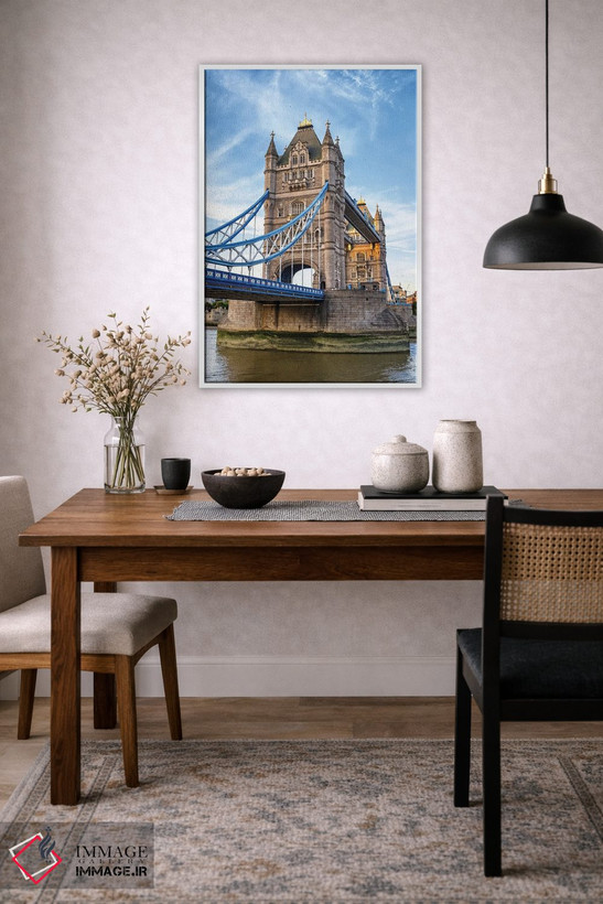 تابلو دکوراتیو London,پل تاور از سمت ساحل جنوبی، لندن اثر جین ریکس - D4W