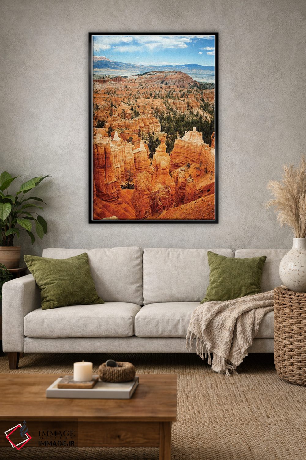 تابلو دکوراتیو Usa,پارک ملی برایس کنیون اثر جین ریکس - D1B