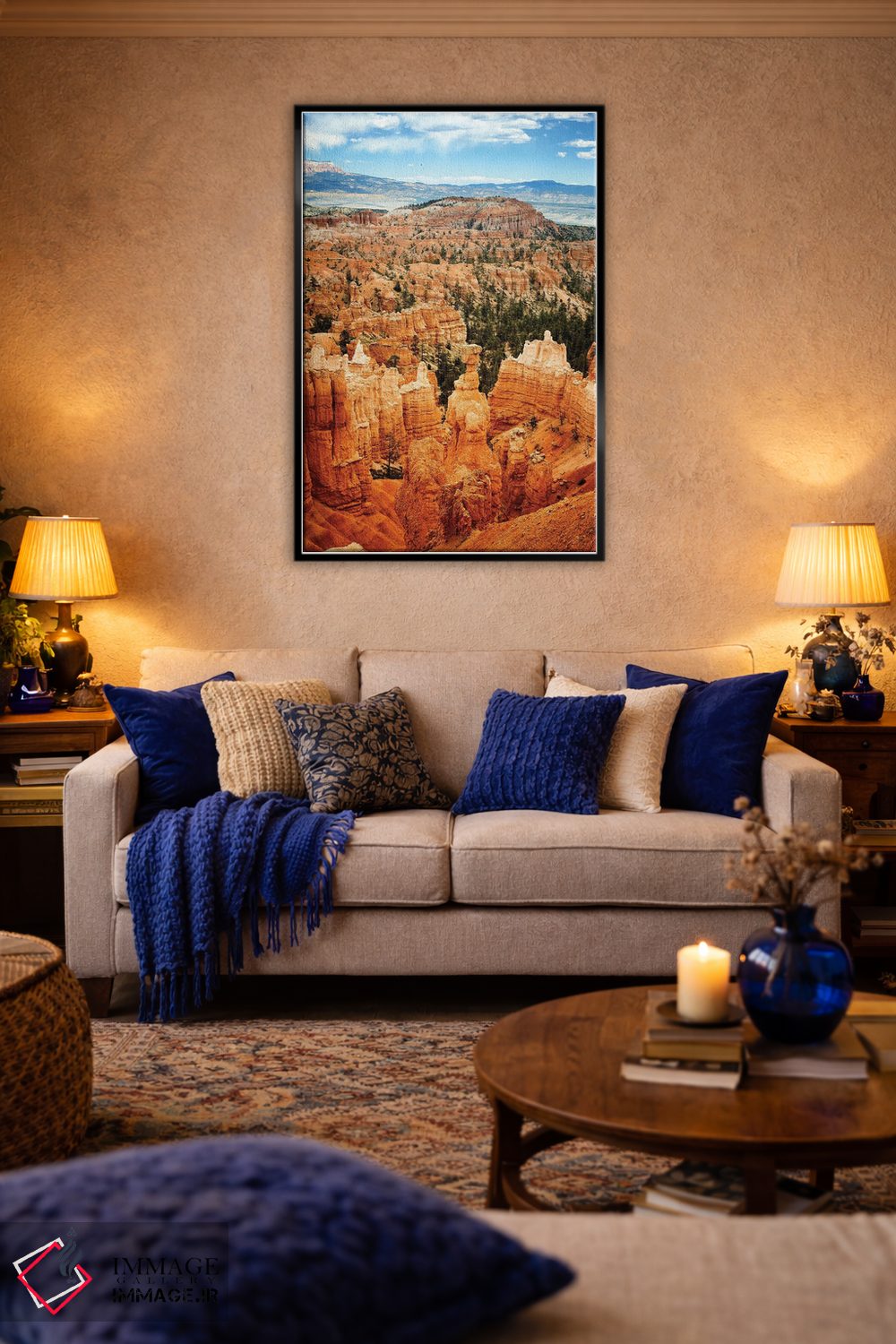تابلو دکوراتیو Usa,پارک ملی برایس کنیون اثر جین ریکس - D5B