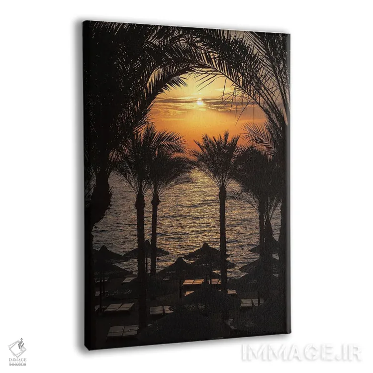 تابلو دکوراتیو Egypt,طلوع آفتاب بر فراز دریای سرخ اثر جین ریکس - نمای پرسپکتیو محصول