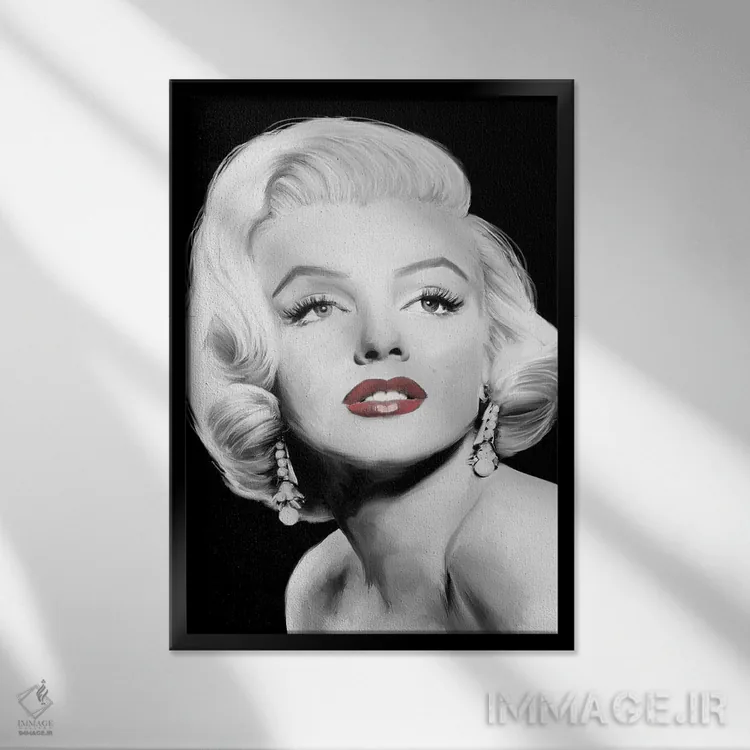 تابلو دکوراتیو گرد و غبار ستاره ای اثر جری مایکلز - نمای قابدار مشکی