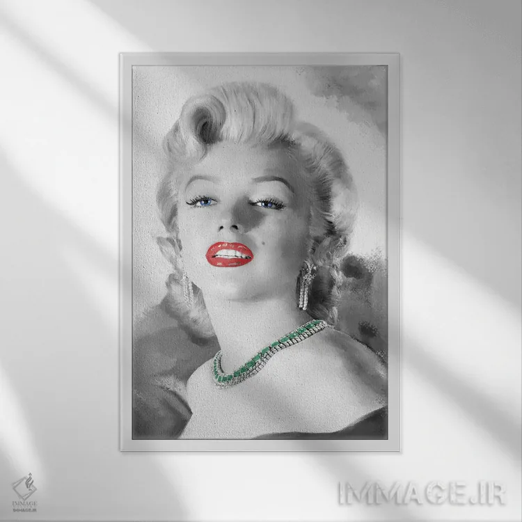 تابلو دکوراتیو بهترین دوست دخترها اثر جری مایکلز - نمای قابدار سفید