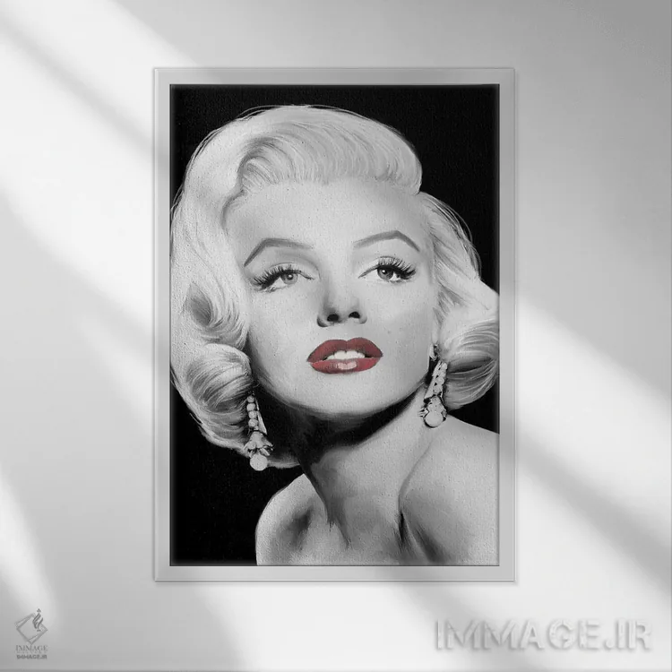 تابلو دکوراتیو گرد و غبار ستاره ای اثر جری مایکلز - نمای قابدار سفید