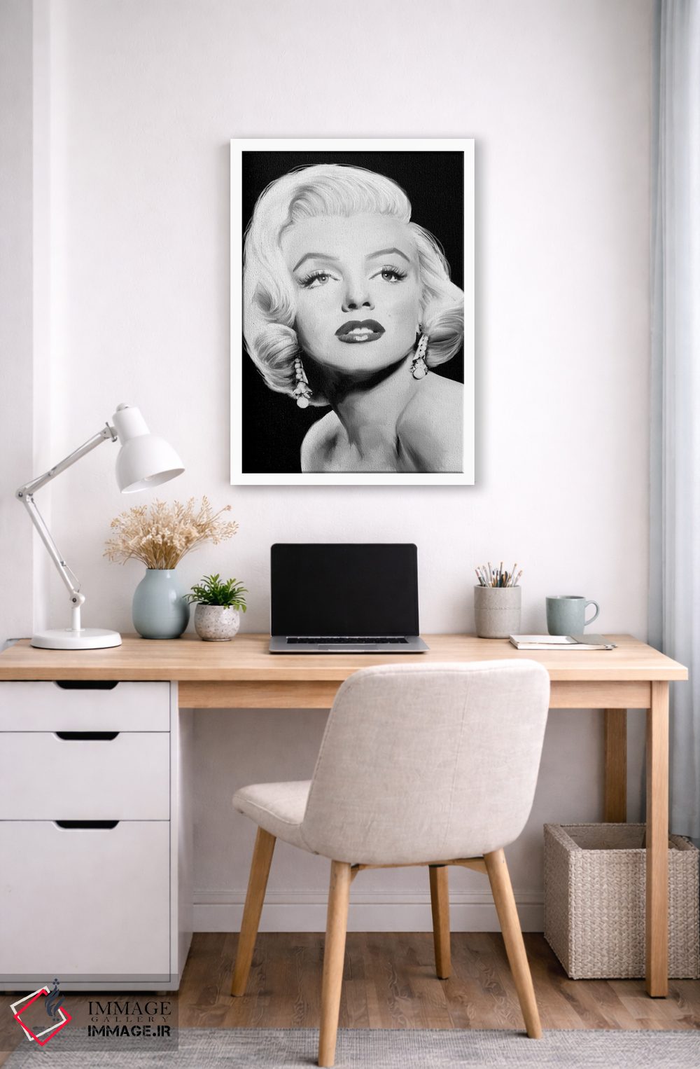 تابلو دکوراتیو B&W,گرد و غبار ستاره ای اثر جری مایکلز - D3W