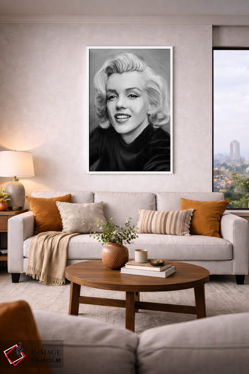 تابلو دکوراتیو لبخند اثر جری مایکلز - D3W