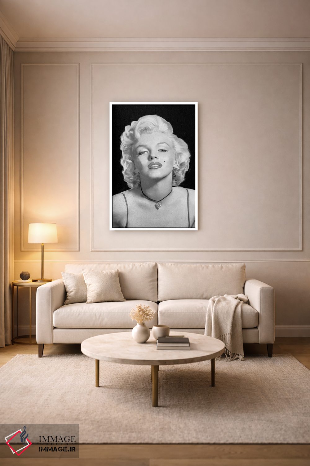 تابلو دکوراتیو نگاه عاشقانه اثر جری مایکلز - D3W