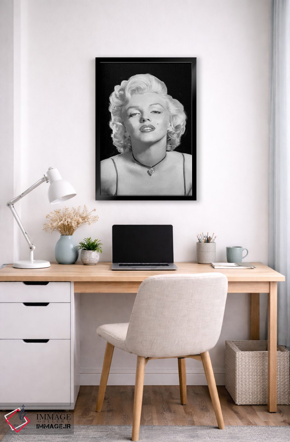 تابلو دکوراتیو نگاه عاشقانه اثر جری مایکلز - D6B