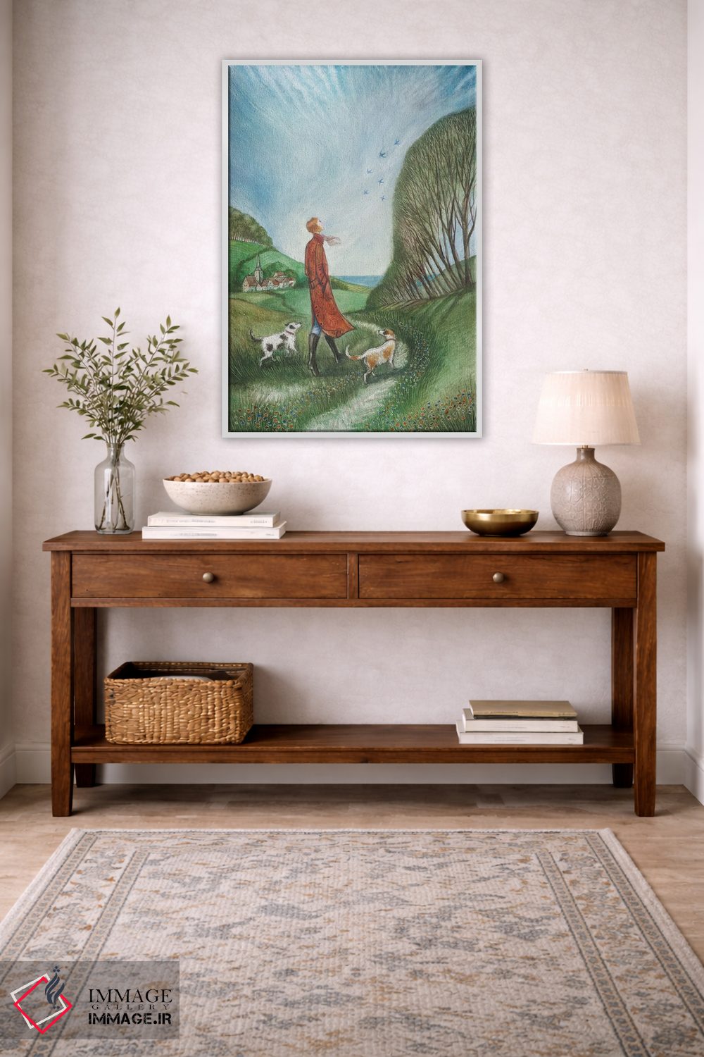 تابلو دکوراتیو هوای آفتابی در راه است اثر جو رام - D2W