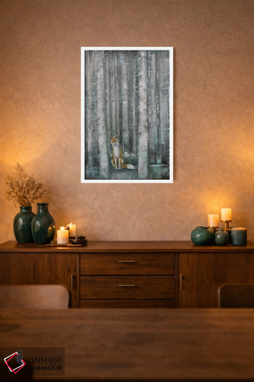 تابلو دکوراتیو رنار روباه اثر جو رام - D1W