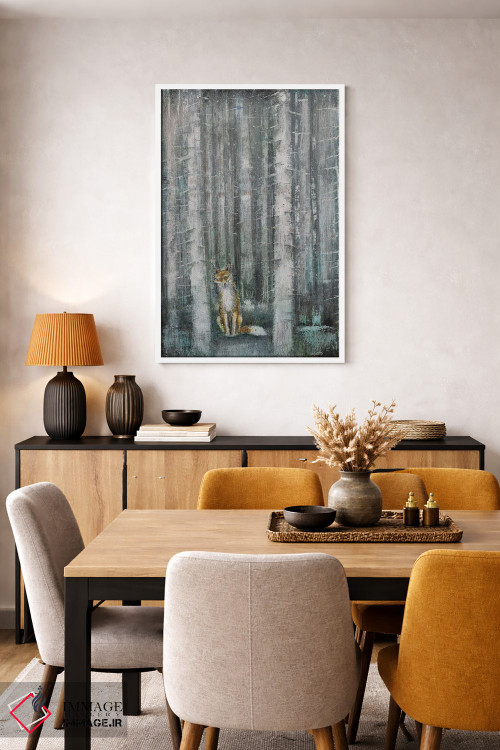 تابلو دکوراتیو رنار روباه اثر جو رام - D5W