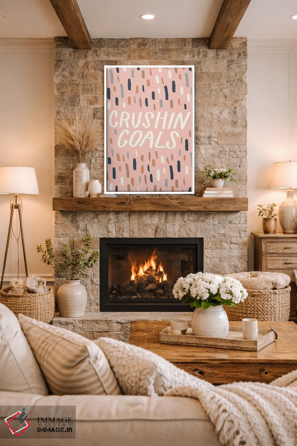 تابلو دکوراتیو تو کارهای بزرگی انجام خواهی داد ۳ اثر جسیکا بروگینک - D1W