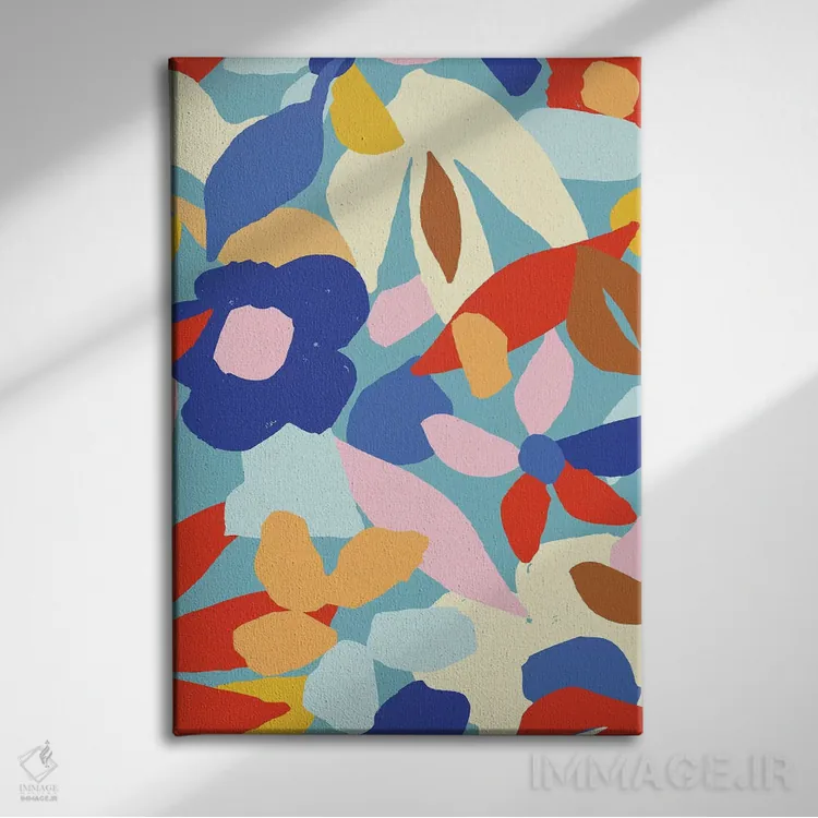 تابلو دکوراتیو درخشان و جسورانه هشتم اثر جسیکا بروگینک - نمای روبهرو روی دیوار