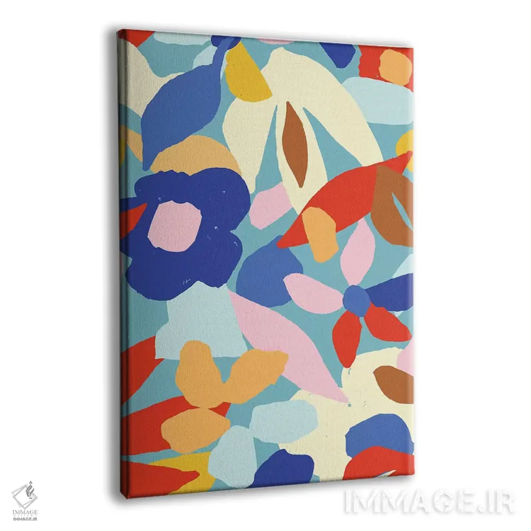 تابلو دکوراتیو درخشان و جسورانه هشتم اثر جسیکا بروگینک - نمای پرسپکتیو محصول