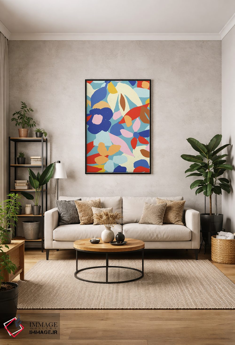 تابلو دکوراتیو درخشان و جسورانه هشتم اثر جسیکا بروگینک - D2B