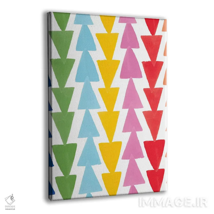 تابلو انتزاعی گل های پرطراوت دوم اثر جسیکا بروگینک - نمای پرسپکتیو محصول