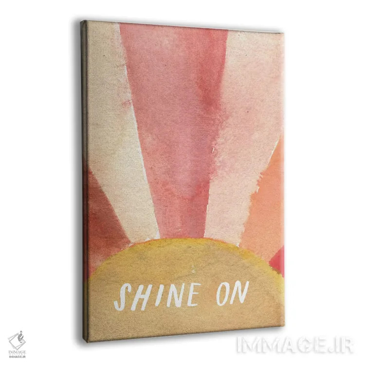 تابلو دکوراتیو غروب گرم پنجم اثر جسیکا بروگینک - نمای پرسپکتیو محصول