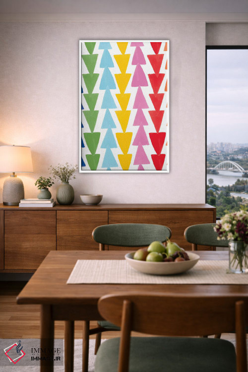 تابلو انتزاعی گل های پرطراوت دوم اثر جسیکا بروگینک - D5W