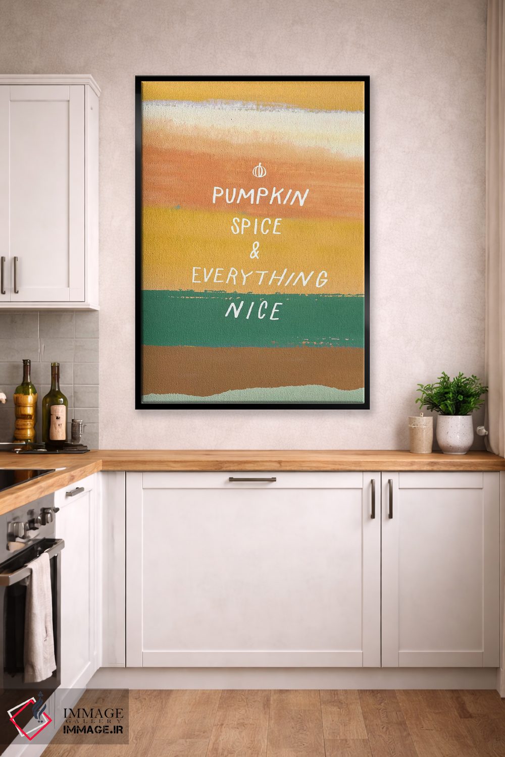 تابلو دکوراتیو ادویه کدو حلوایی اثر جسیکا بروگینک - D2B