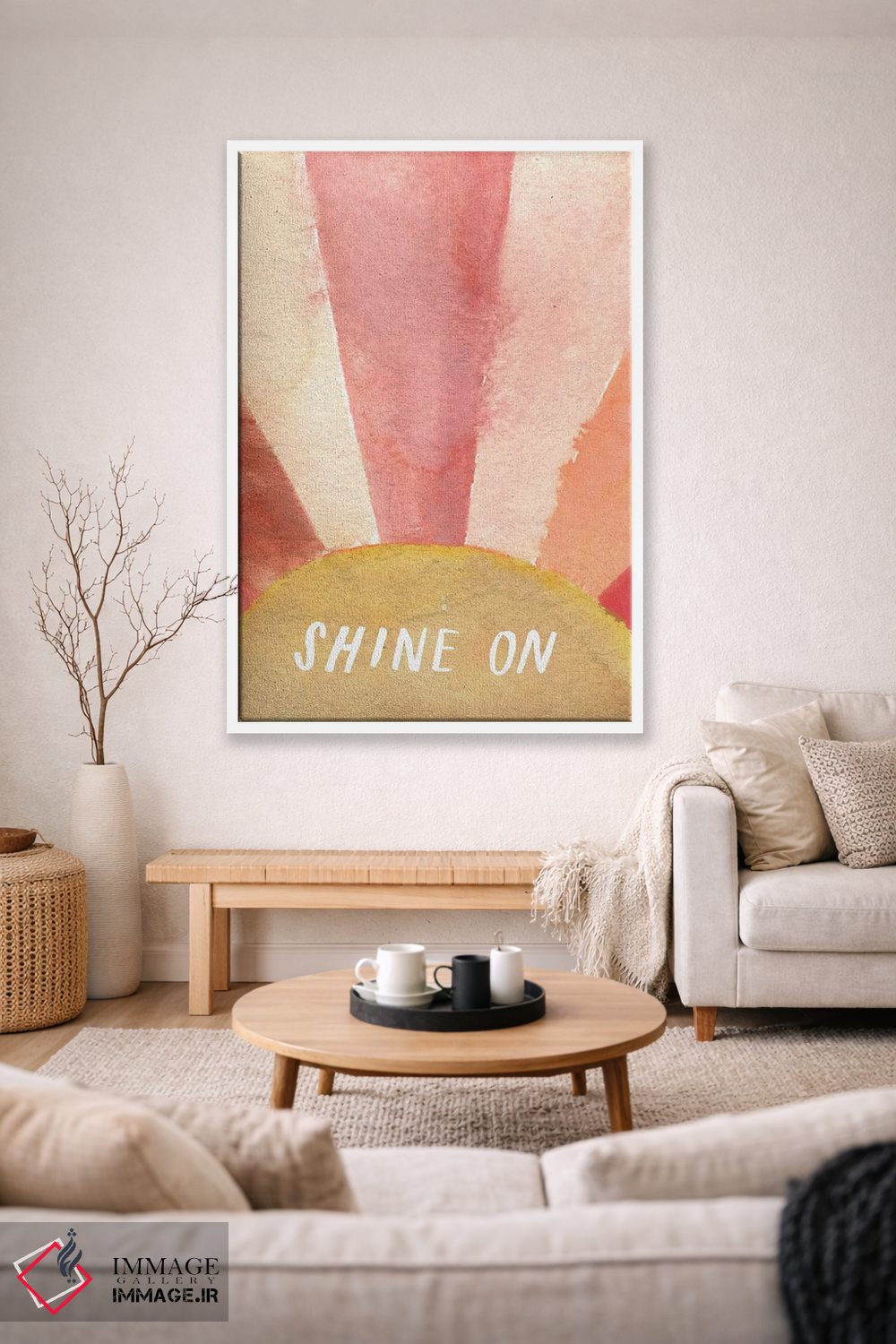 تابلو دکوراتیو غروب گرم پنجم اثر جسیکا بروگینک - D1W